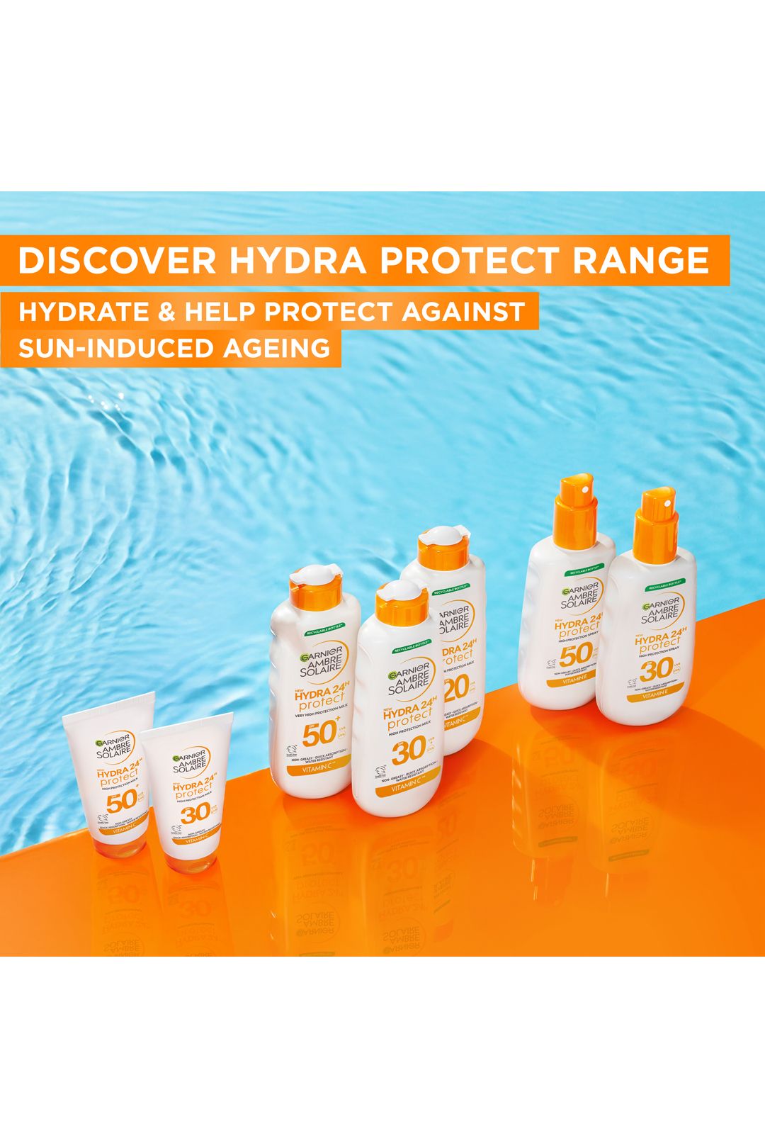 Garnier Ambre Solaire Hydra Protect Lotion (XL) SPF 50 400ml Multi image 4