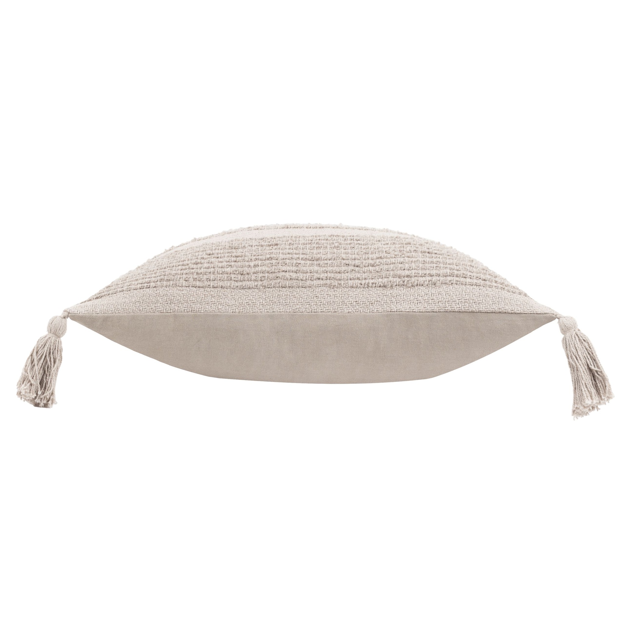 Yard Larch Woven Tasselled Polyester Filled Cushion image 3