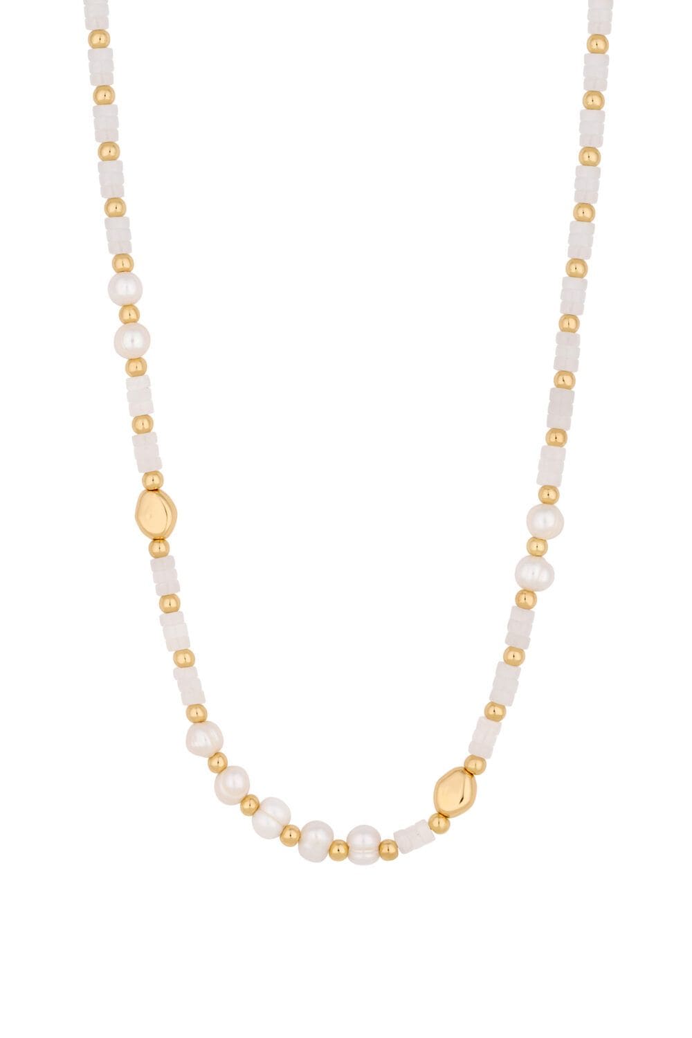 Jon Richard Gold Plated Pearl And Bead Necklace image 1