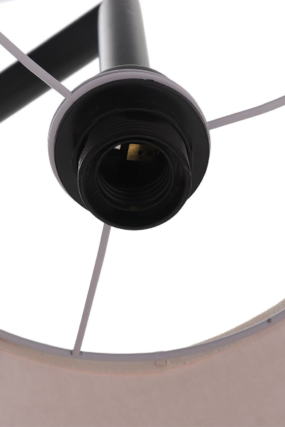 Living and Home Metal Tray Table Floor Lamp image 7