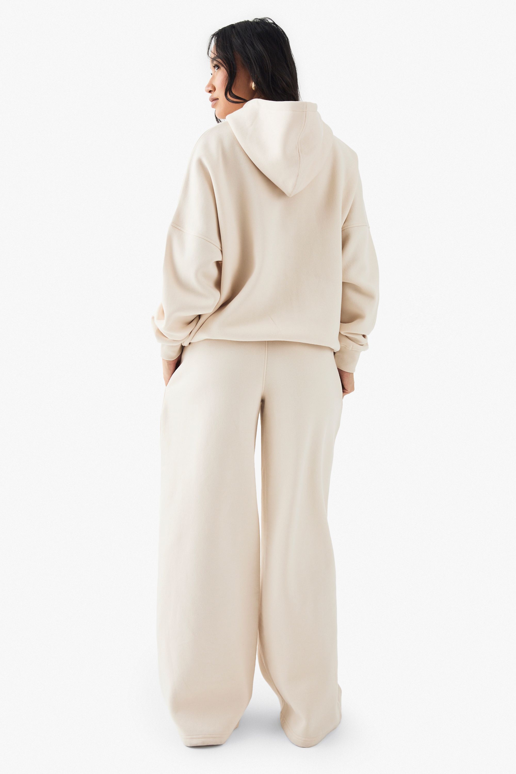 DSGN Studio DSGN Studio Embroidered Straight Leg Jogger Cream image 2