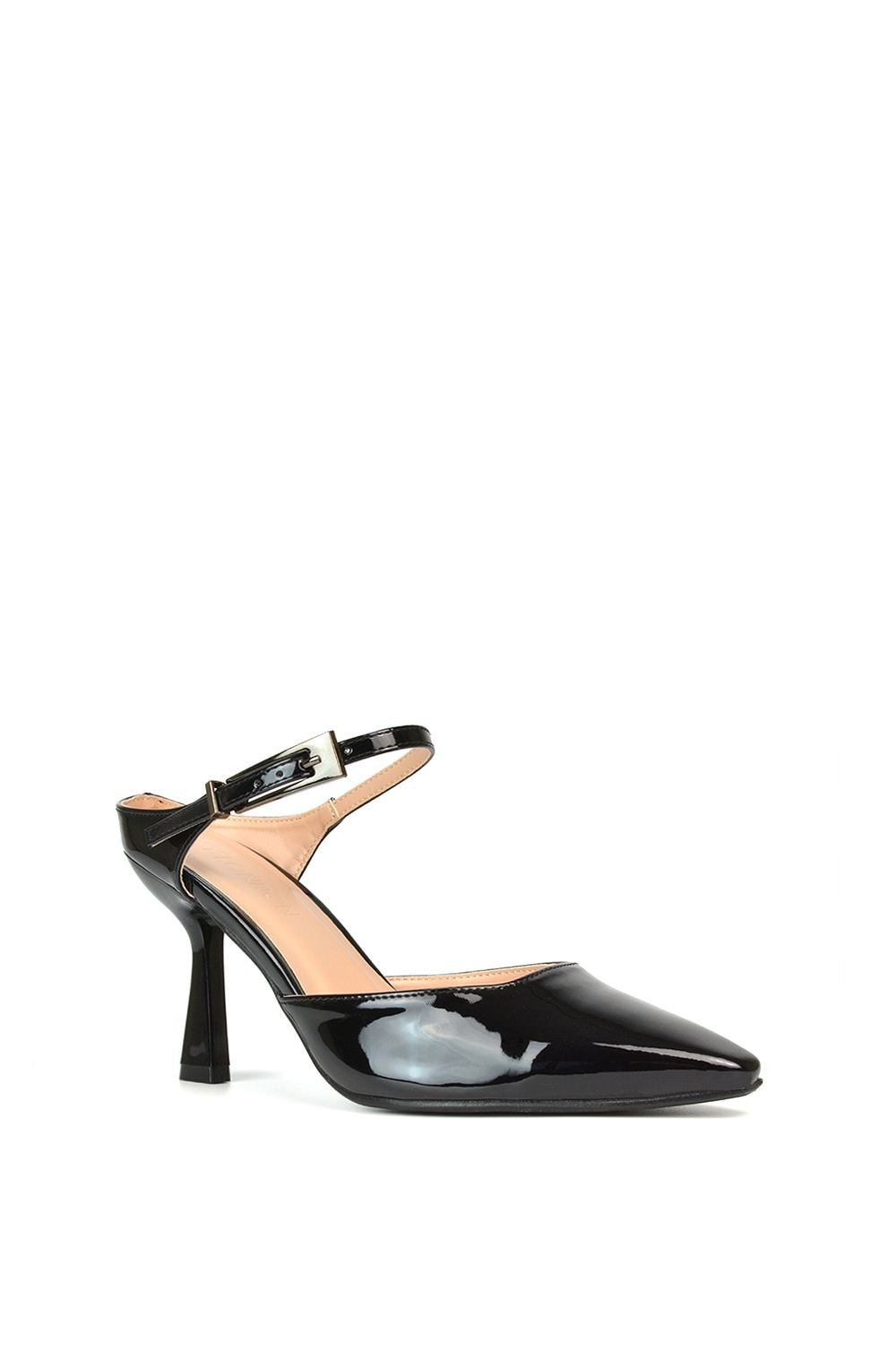 XY London 'Daisy-May' Stiletto High Heel Slip On Pointed Toe Court Shoes image 2