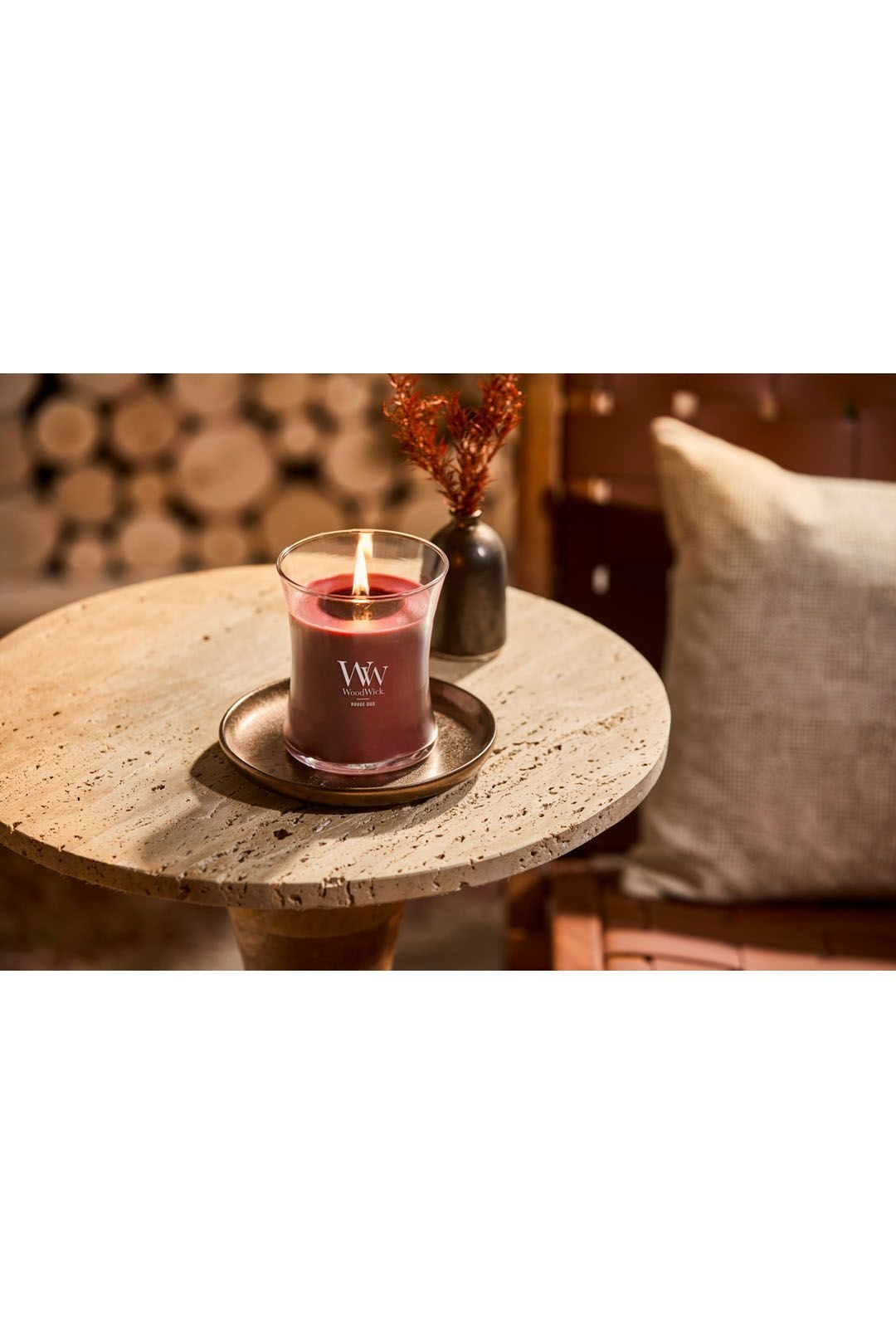 Woodwick Medium Hourglass Rouge Oud Multi image 2