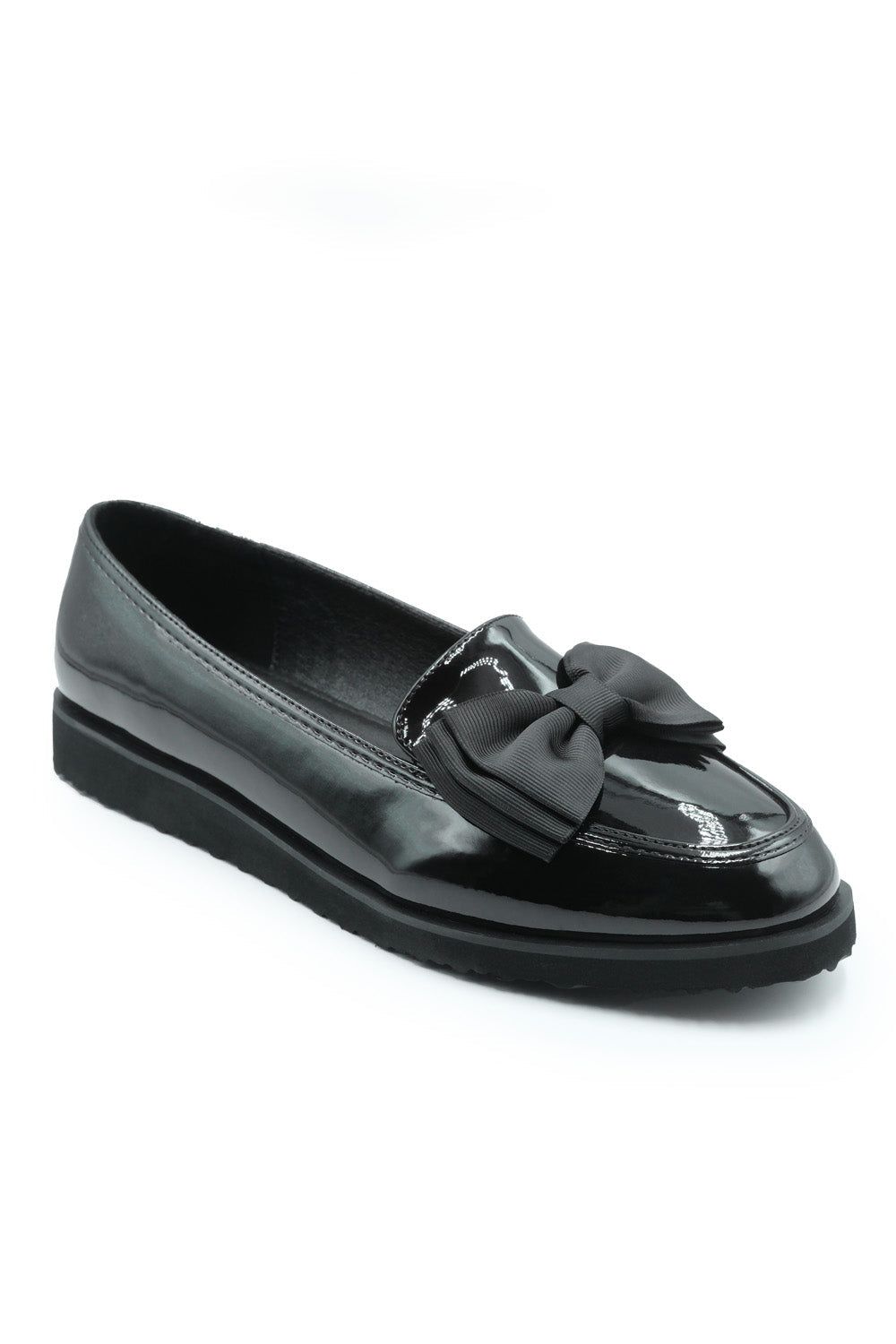 Where's That From 'Alpha' Extra Wide Fit Slip On Loafer Slider With Bow Detail image 7