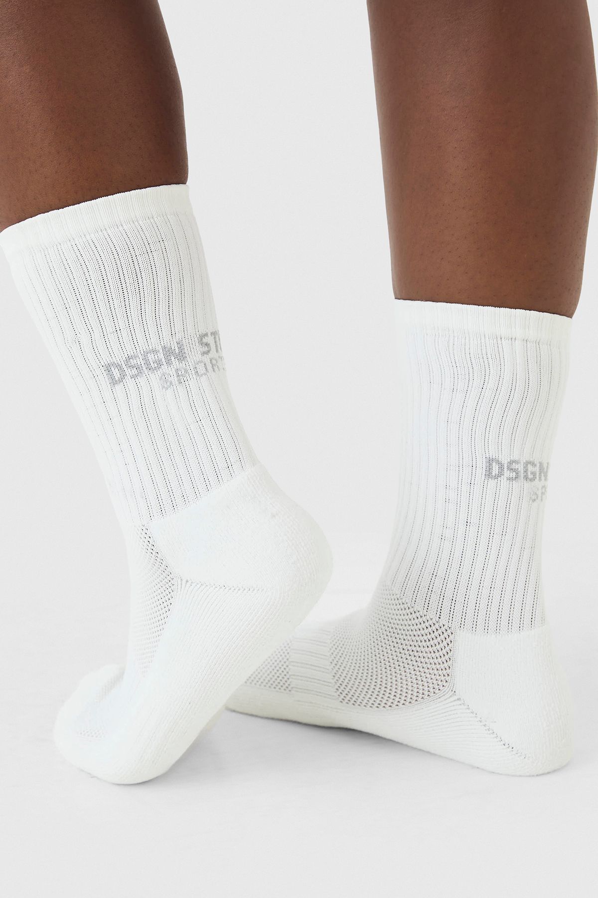 DSGN Studio DSGN Studio Sports 3 Pack Cushion Support Running Sock White image 2