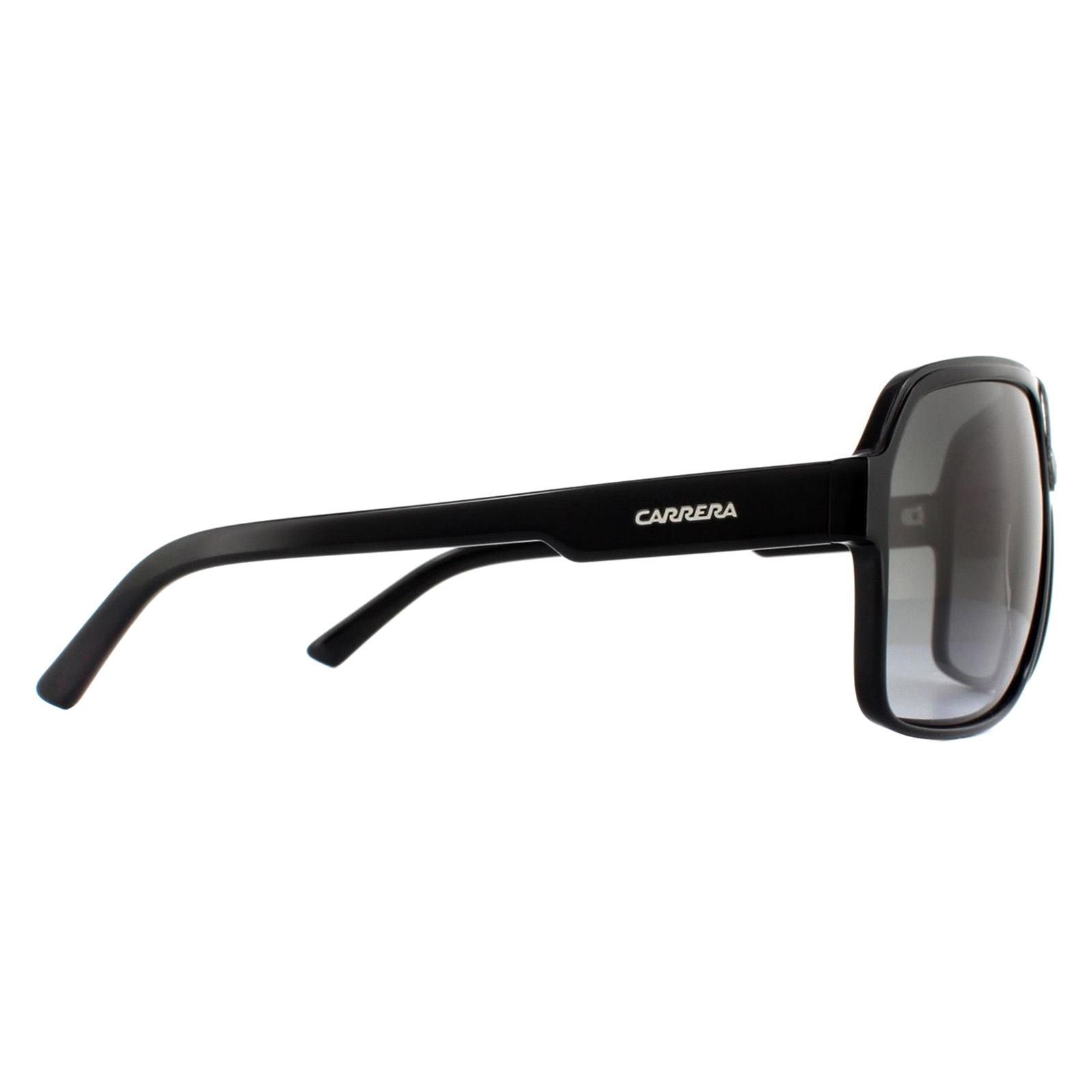 Carrera Aviator Black Grey Gradient Sunglasses image 4