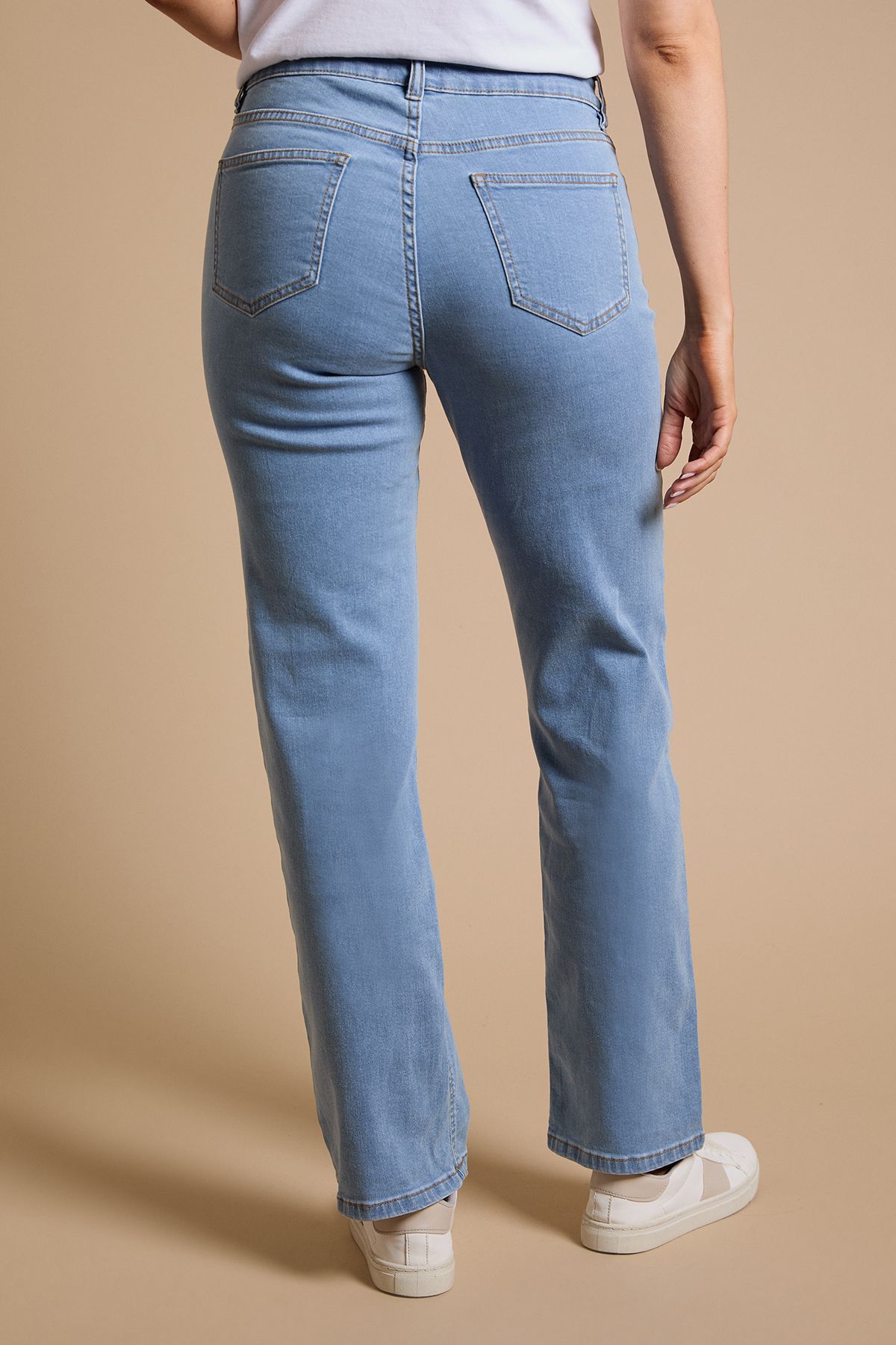 Dorothy Perkins Comfort Stretch Slim Jeans Light Wash image 3