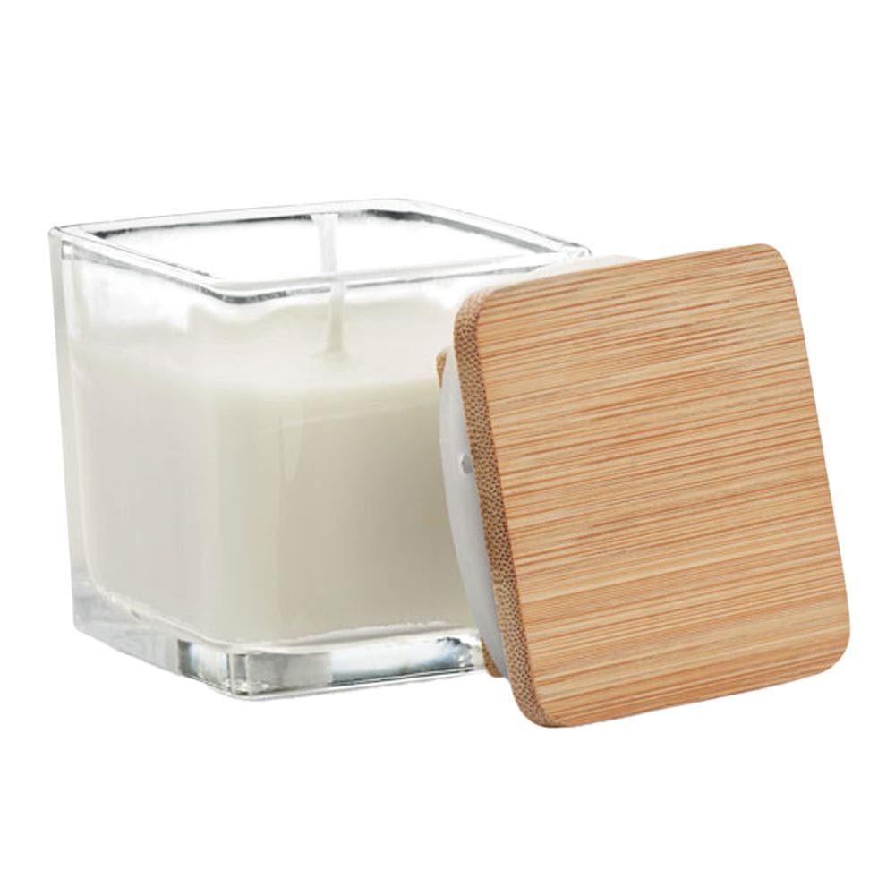 MidOcean Pila Vanilla Square Bamboo Scented Candle image 3