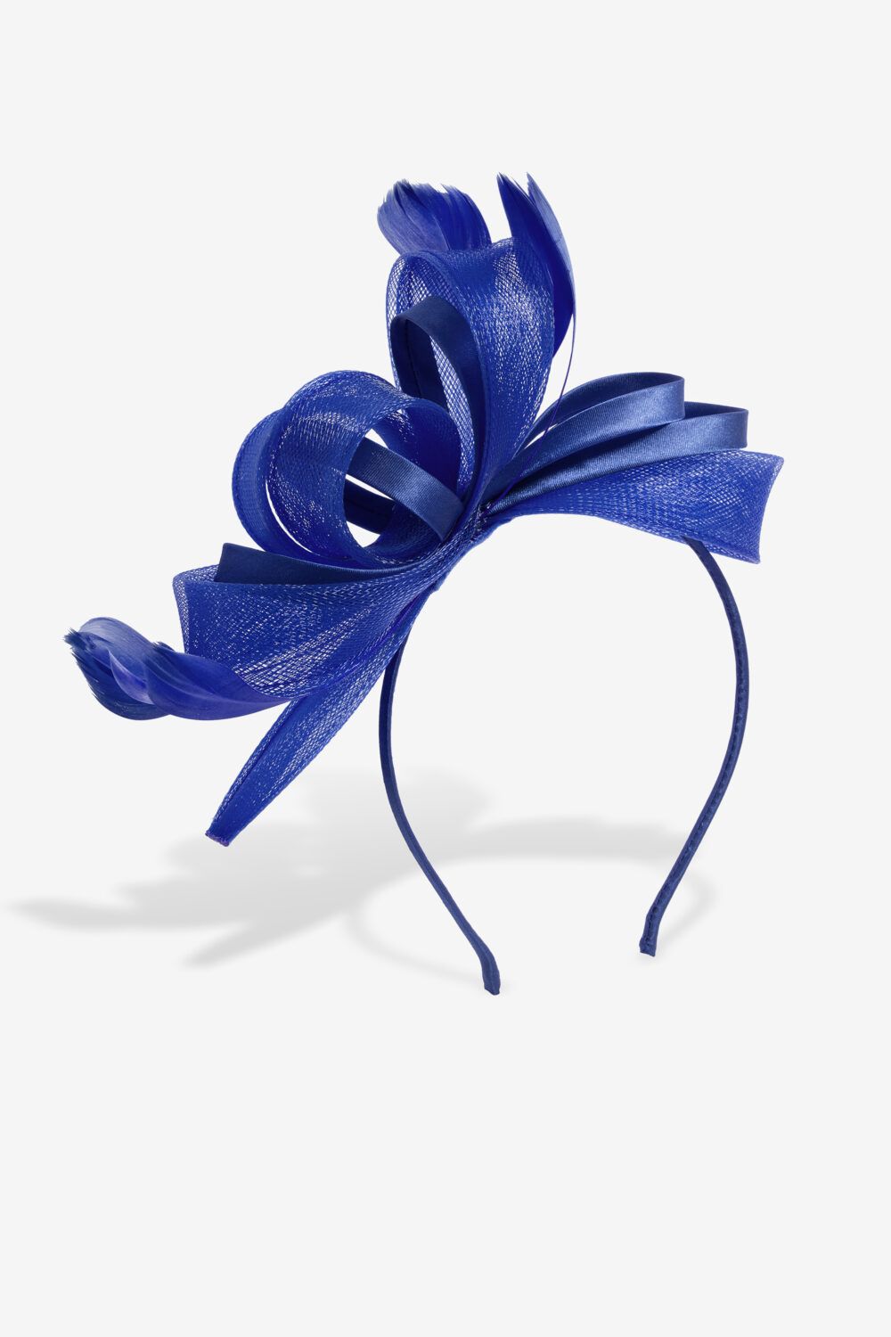 Jon Richard Medium Colbalt Blue Fascinator Headband image 1