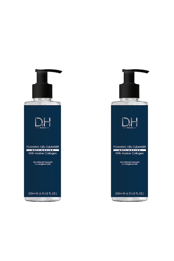 Dr H Foaming Gel Cleanser with Marine Collagen 120ml x 2 Duo Pack