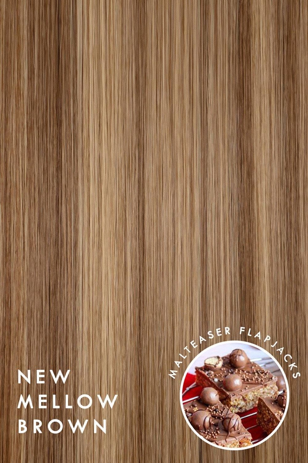 Lullabellz Brushed Out Wave 16inch Claw Clip Pony Mellow Brown image 1