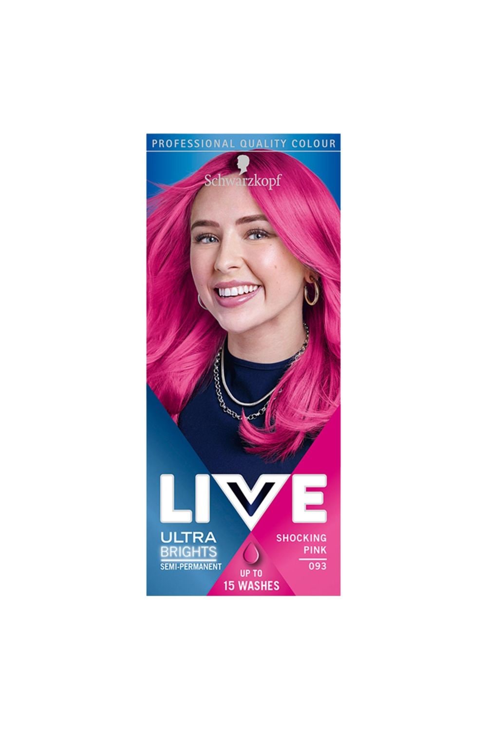 Schwarzkopf Live Ultra Bright 'Hair Dye' 093 Shocking Pink image 1