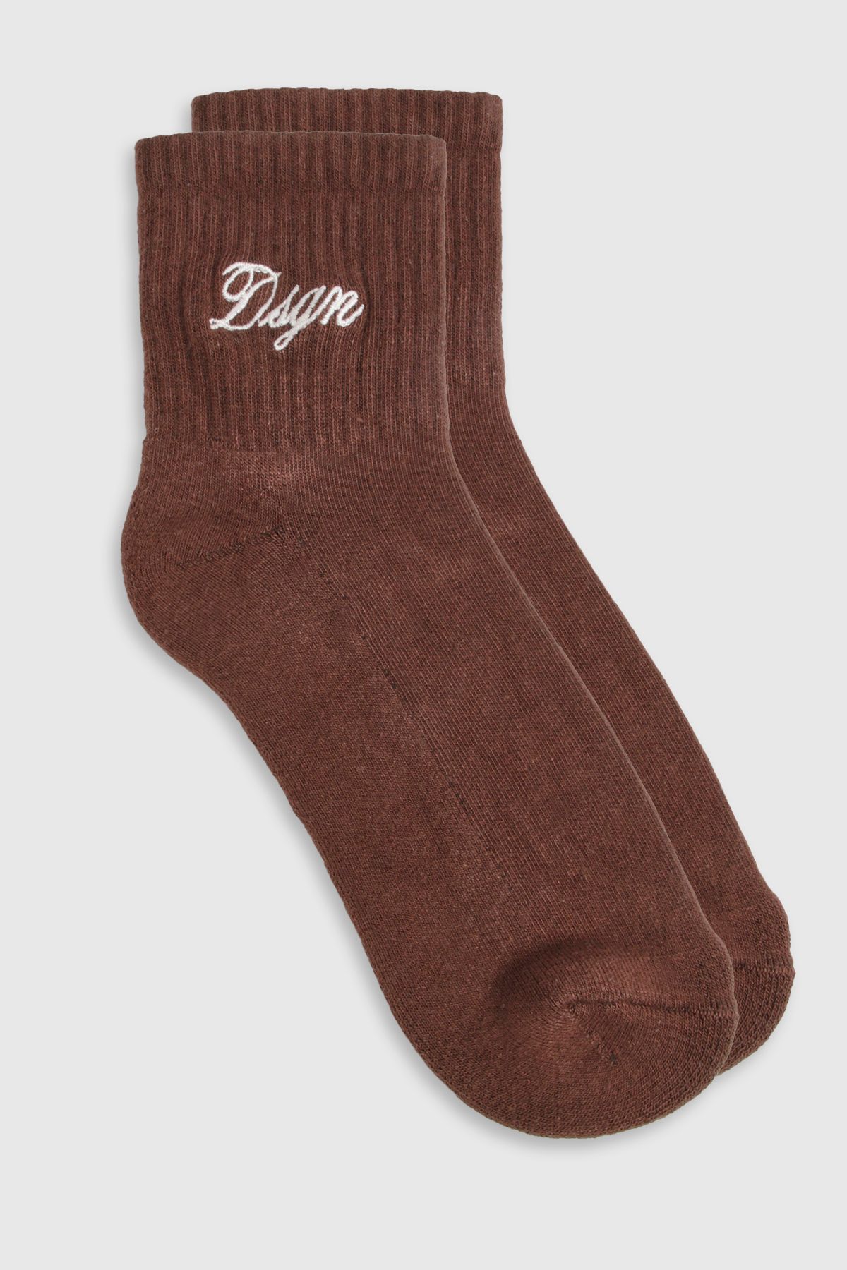 DSGN Studio DSGN Studio Script Sports Socks Espresso image 2