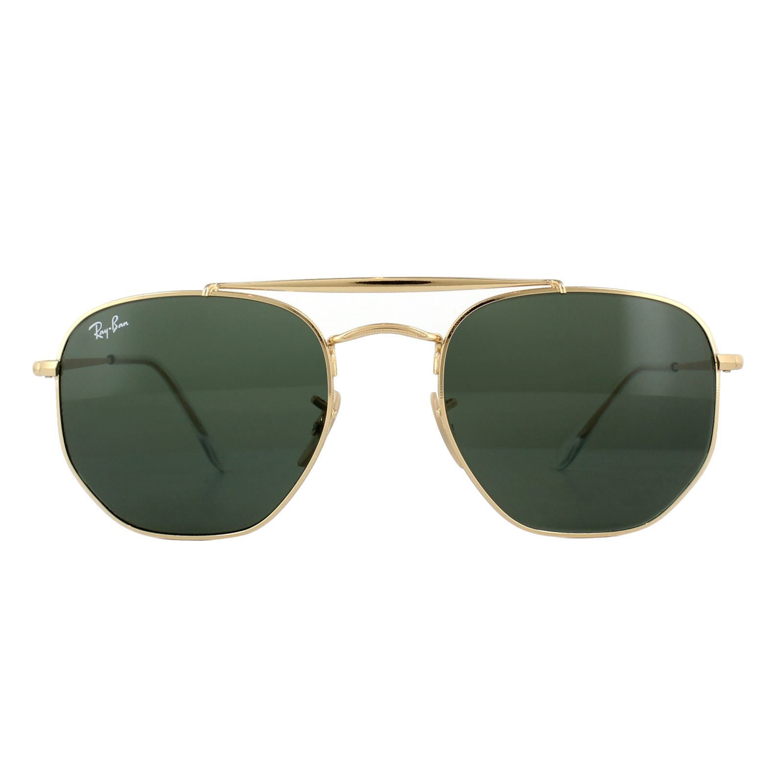 Ray-Ban Aviator Gold Green G-15 Sunglasses image 1