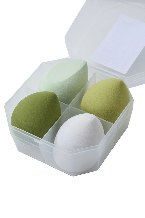 SHEONLY 4Pcs Makeup Sponge Beauty Blender Set