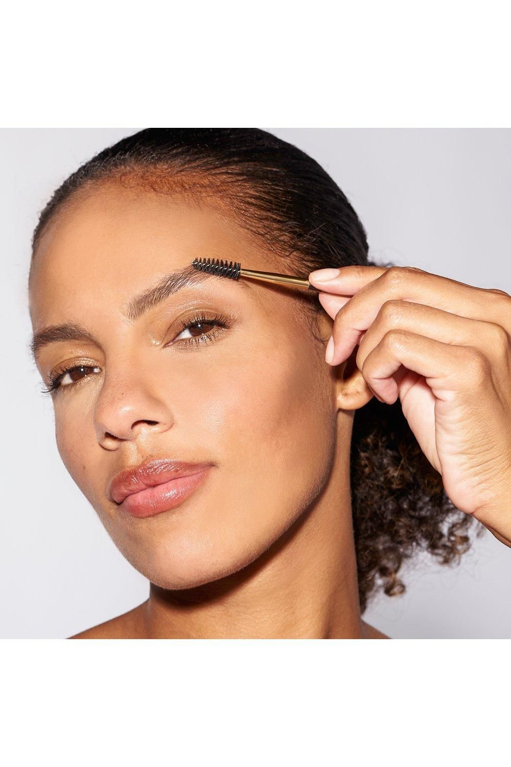 Tweezerman Brow Scissors & Brush Silver image 5