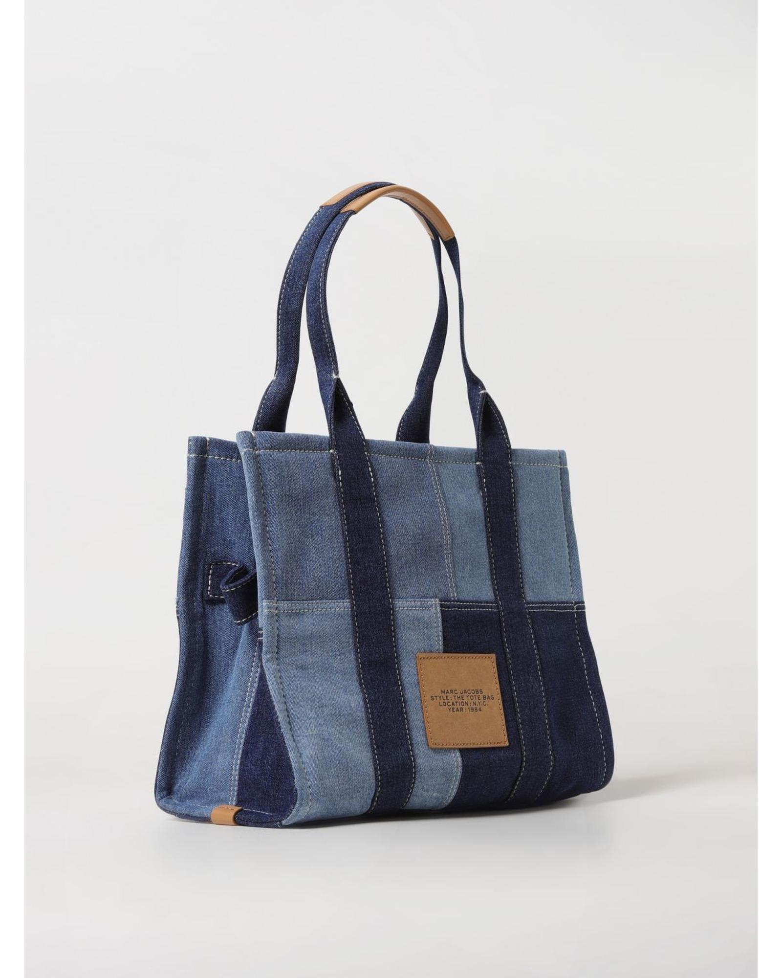 Marc Jacobs Patchwork Denim Tote Bag Wo - Blue image 2