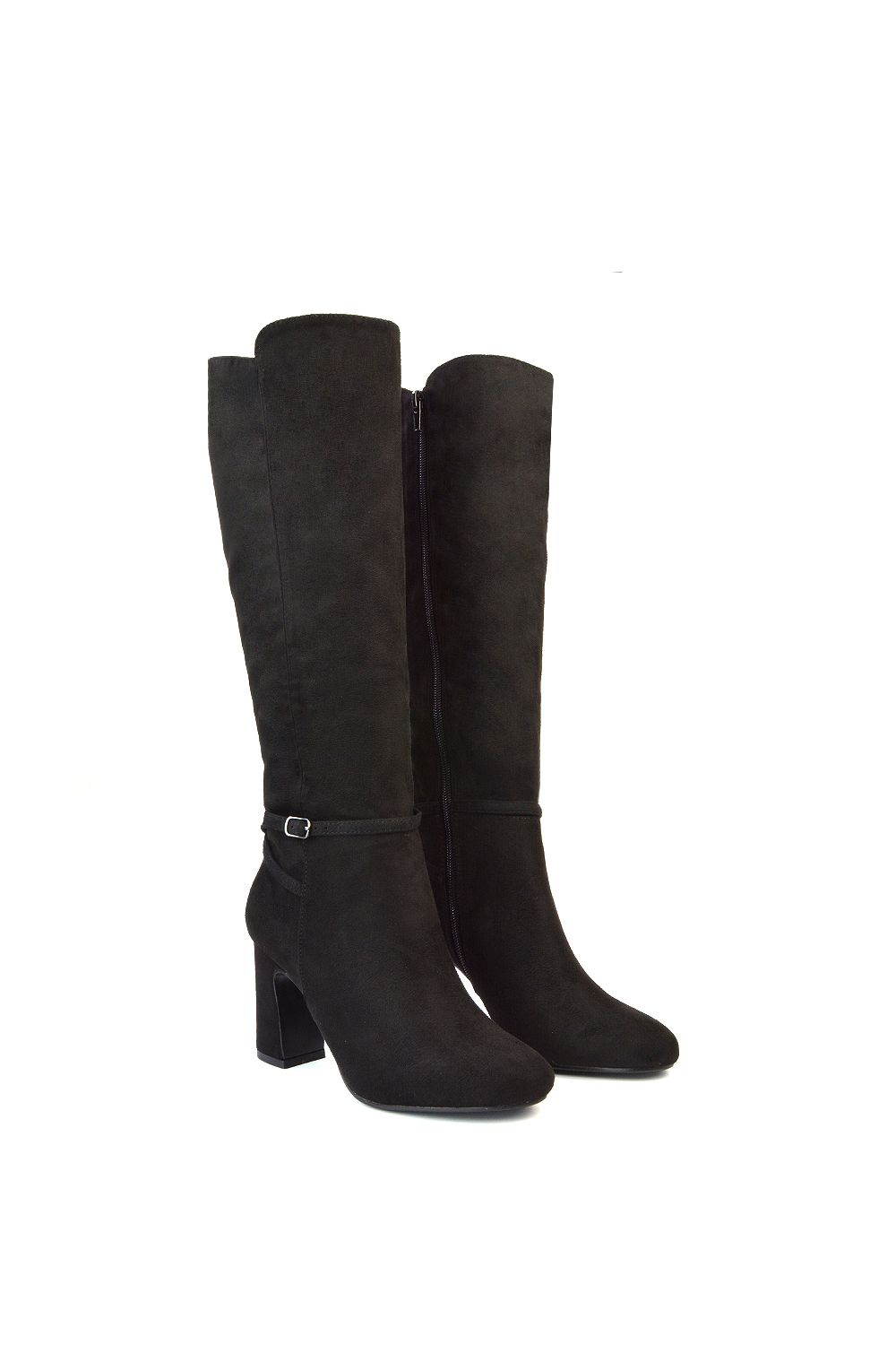 XY London 'Kadie' High Block Heel Knee High Boots image 5