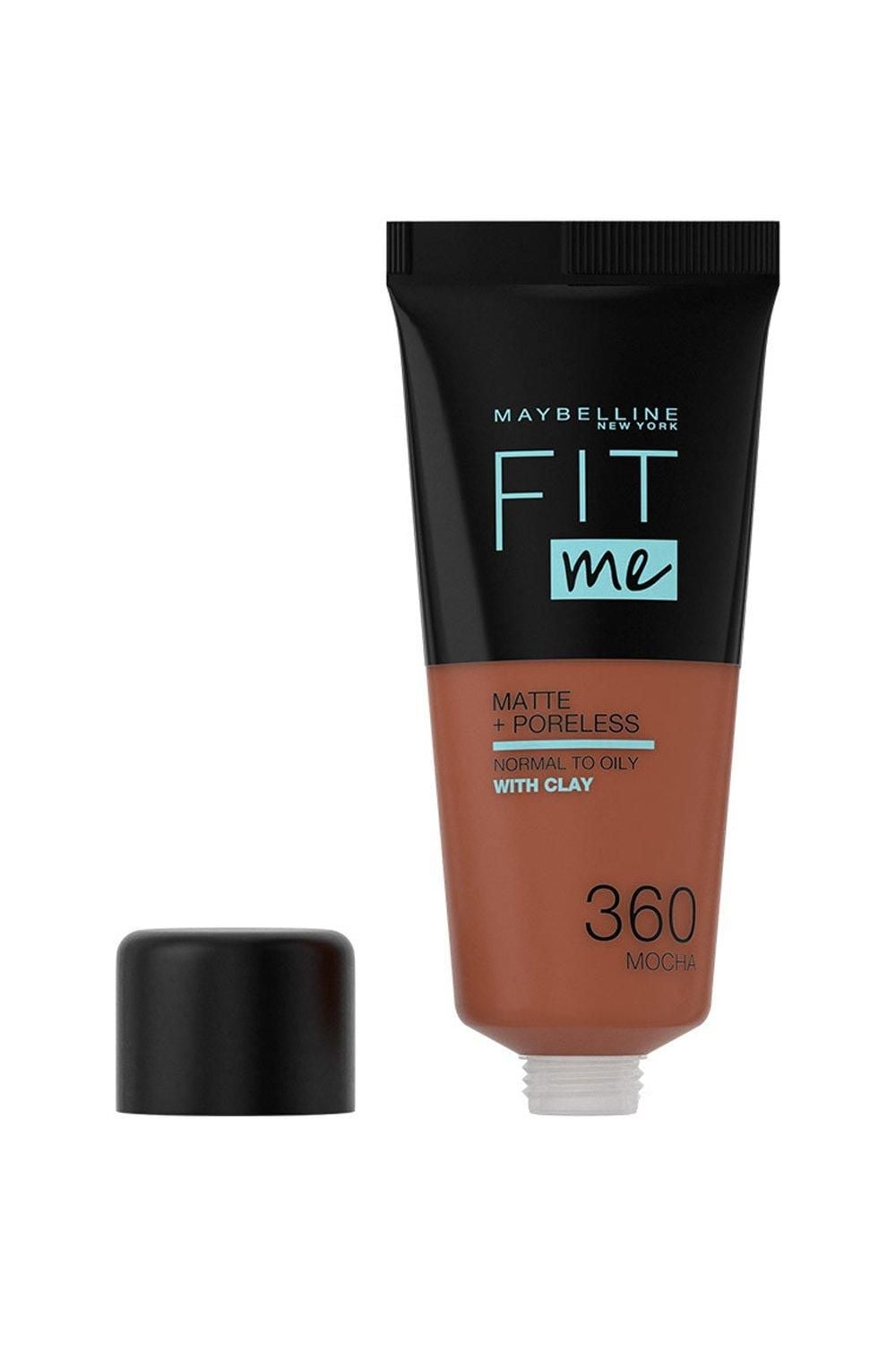 Maybelline Fit Me Matte & Poreless Full Coverage Matte Blendable Normal to Oily Skin Foundation Mocha image 10
