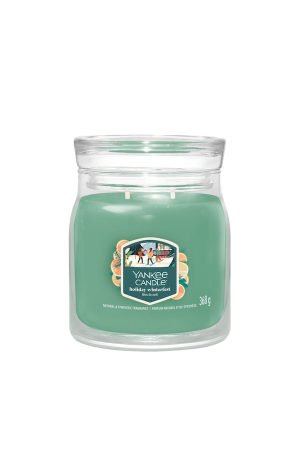 Yankee Candle Signature Medium Jar Holiday Winterfest Multi