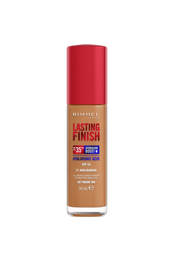 Rimmel London Lasting Finish 35 Hour Foundation 30ml 407 Warm Tan