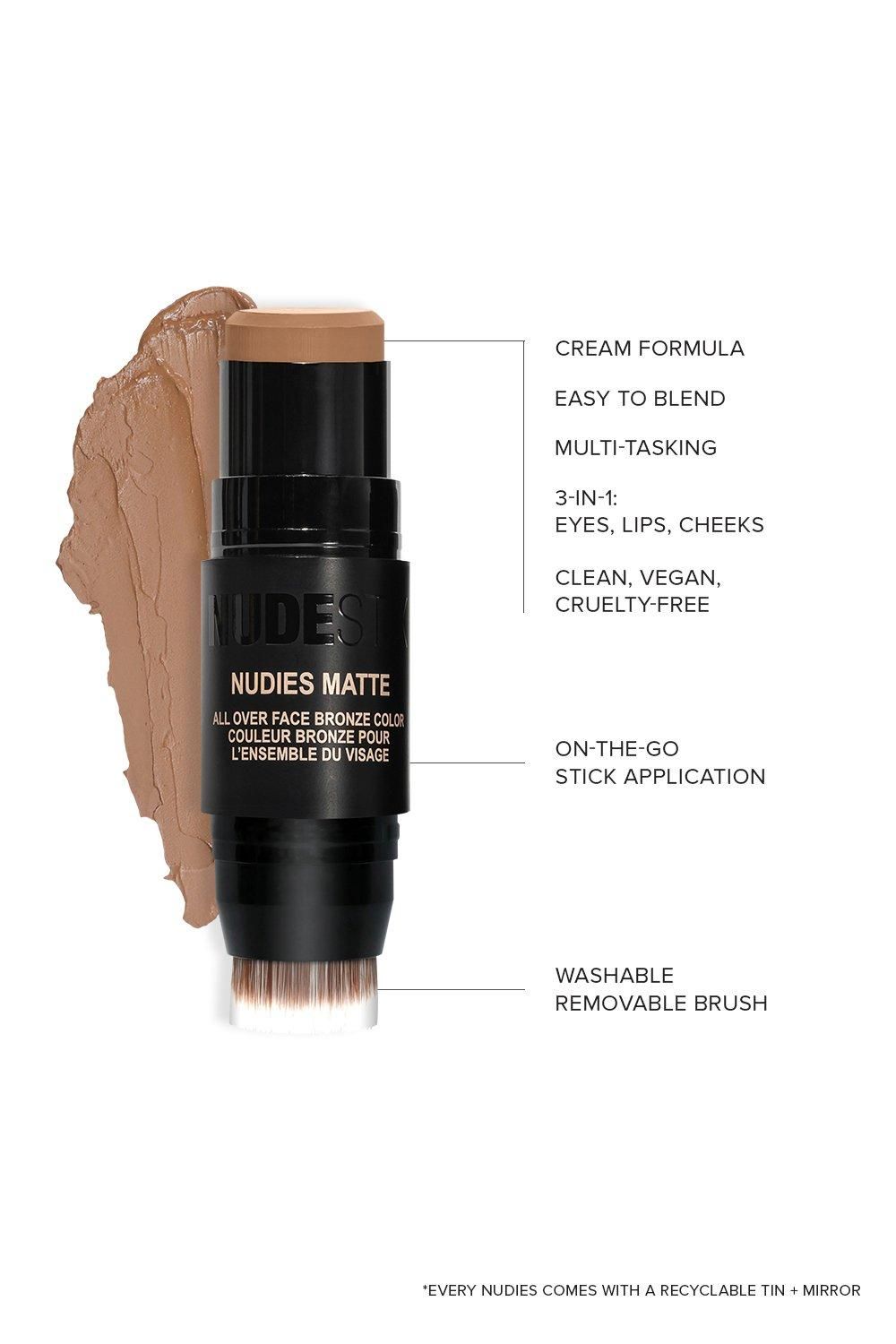 Nudestix Nudies All Over Face Matte Bronze Bondi Belle image 4