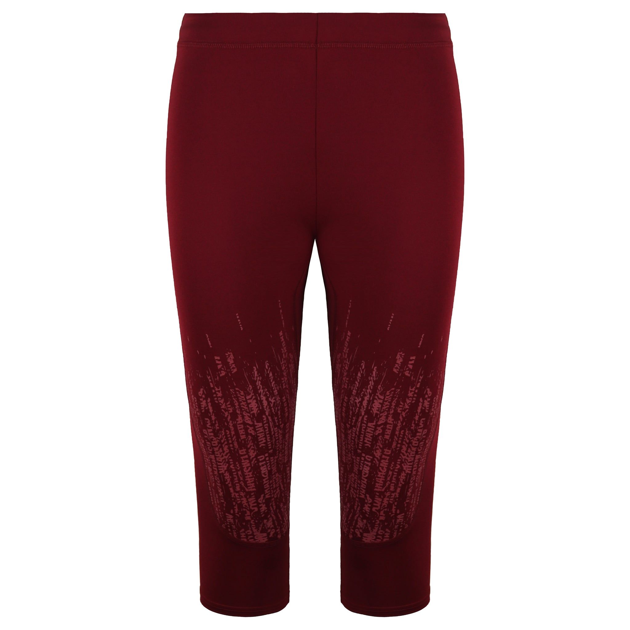 Gymshark Combat Burgundy Cropped Leggings image 1