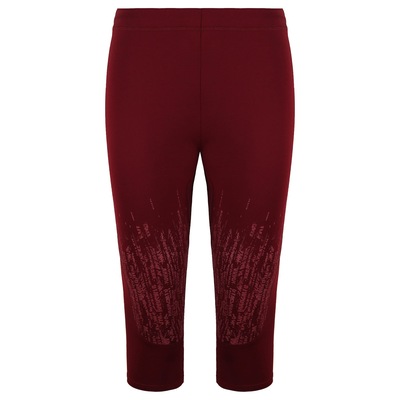 Gymshark Combat Burgundy Cropped Leggings