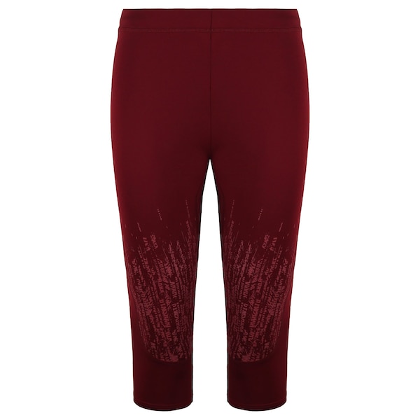 Gymshark Combat Burgundy Cropped Leggings