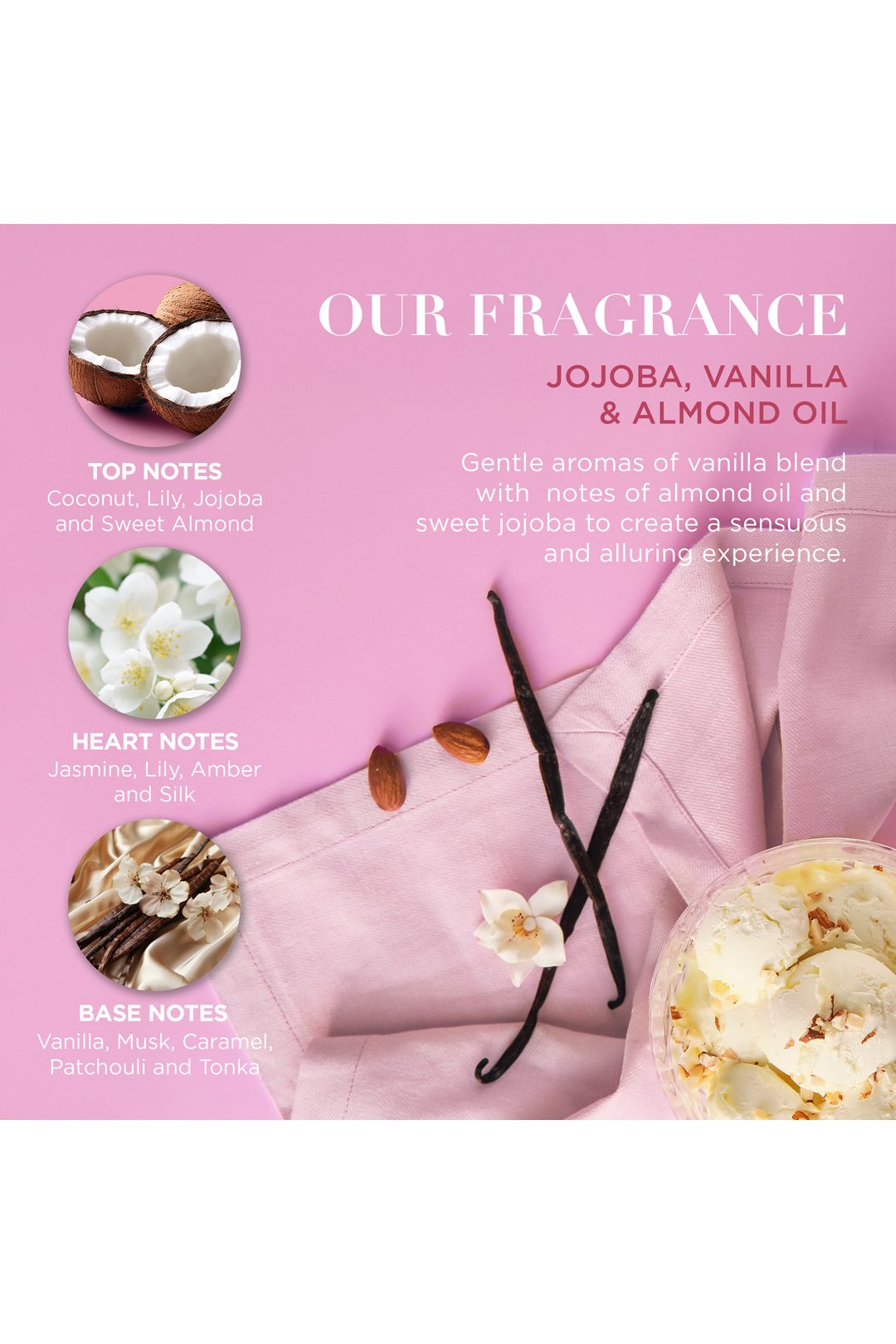 Baylis & Harding Jojoba, Vanilla & Almond Oil Luxury Hand Treats Gift Set Multi image 5