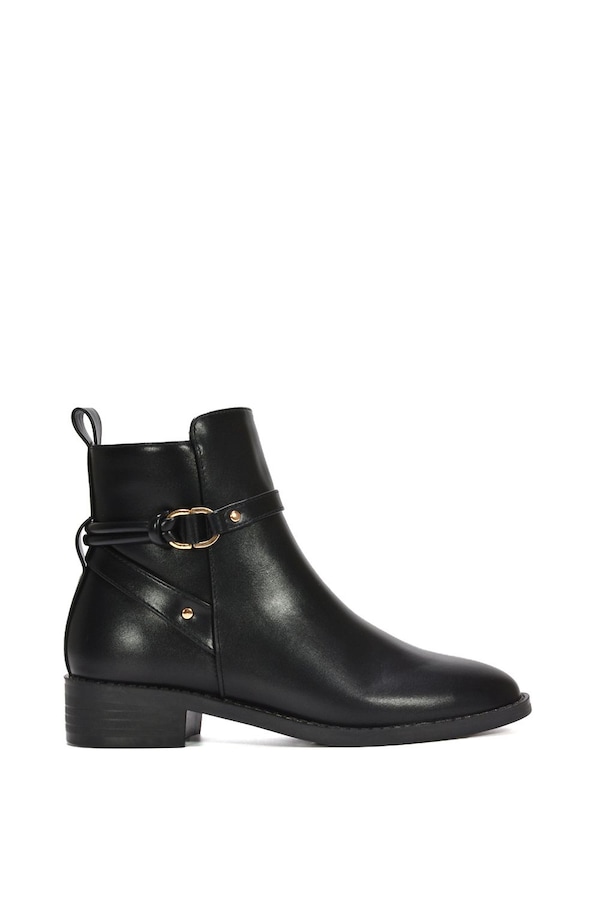 XY London 'Mollie' Low Block Heel Ankle Boots