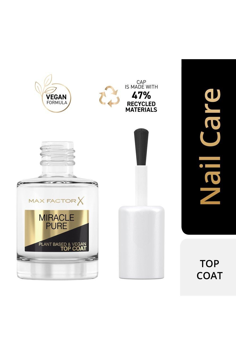 Max Factor Miracle Pure Nail Cair Quick Dry Top Coat Multi image 2