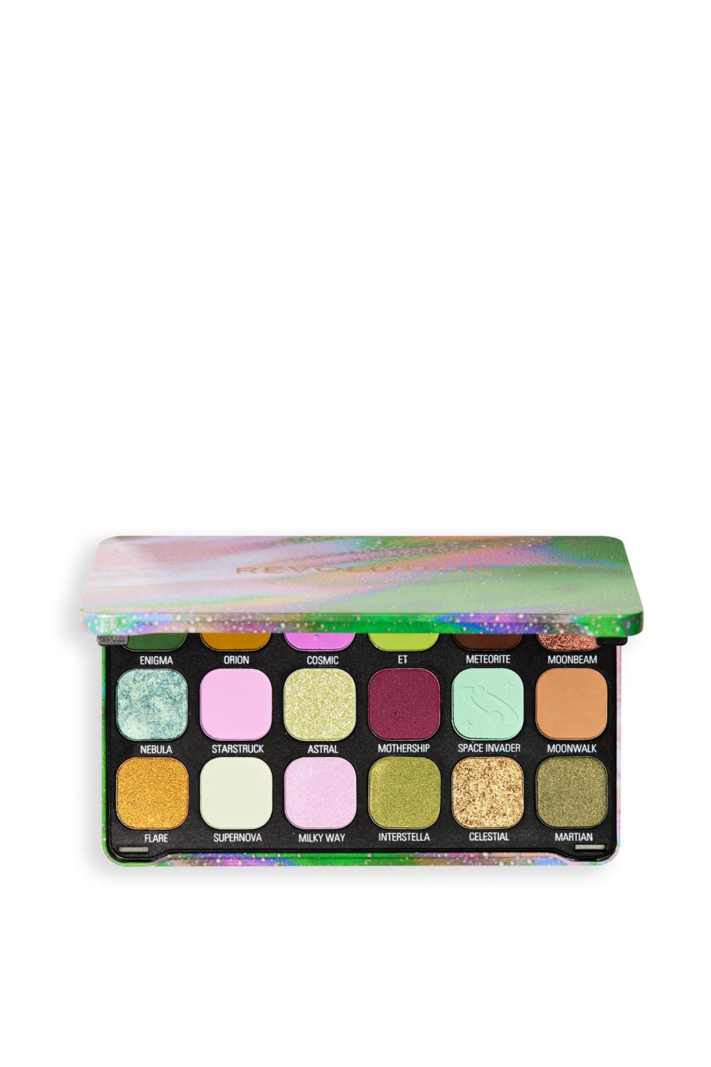 Revolution Forever Flawless Eyeshadow Palette 1.1g Astro Nova Green image 3