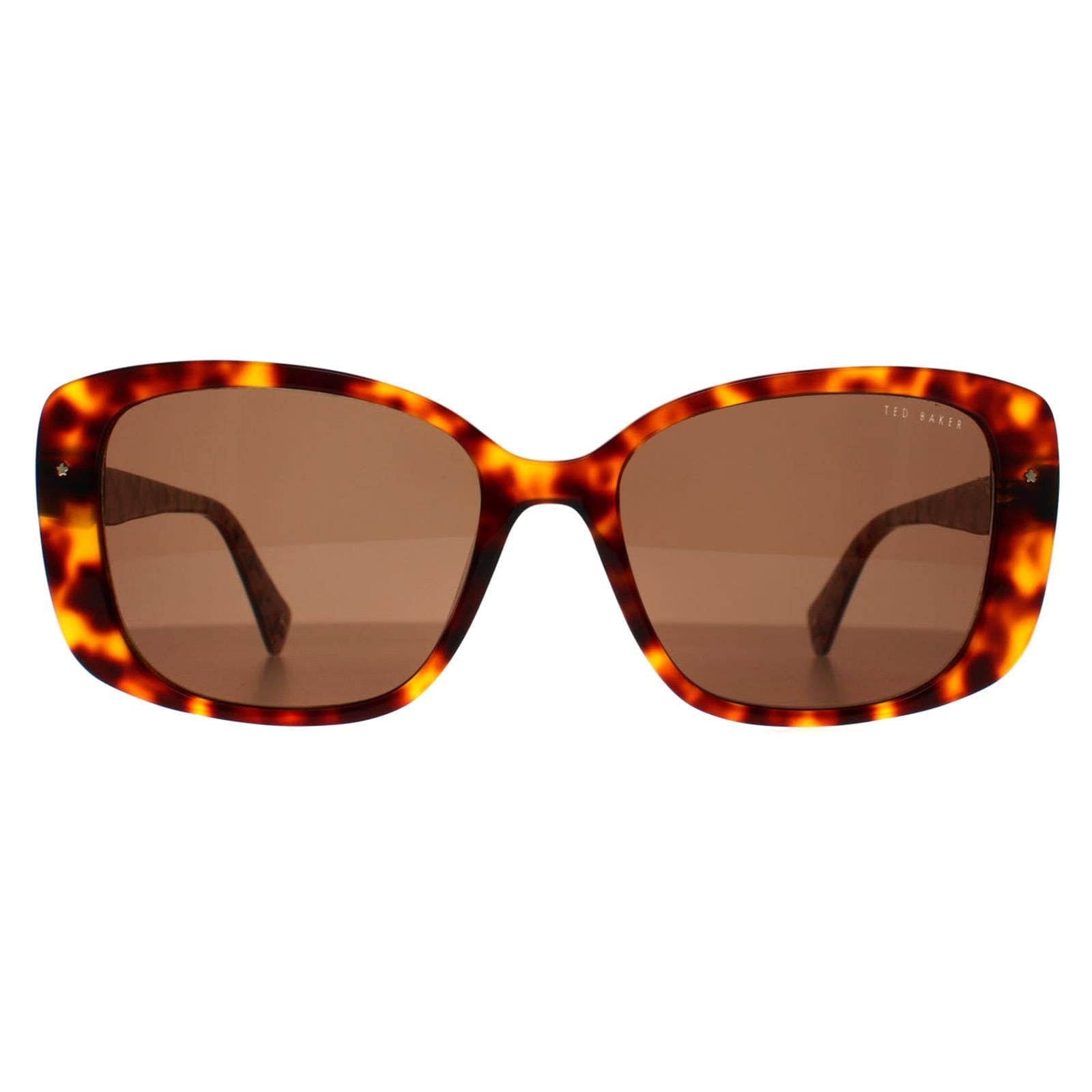 Ted Baker Square Tortoise Floral Brown TB1740 Penelope image 1