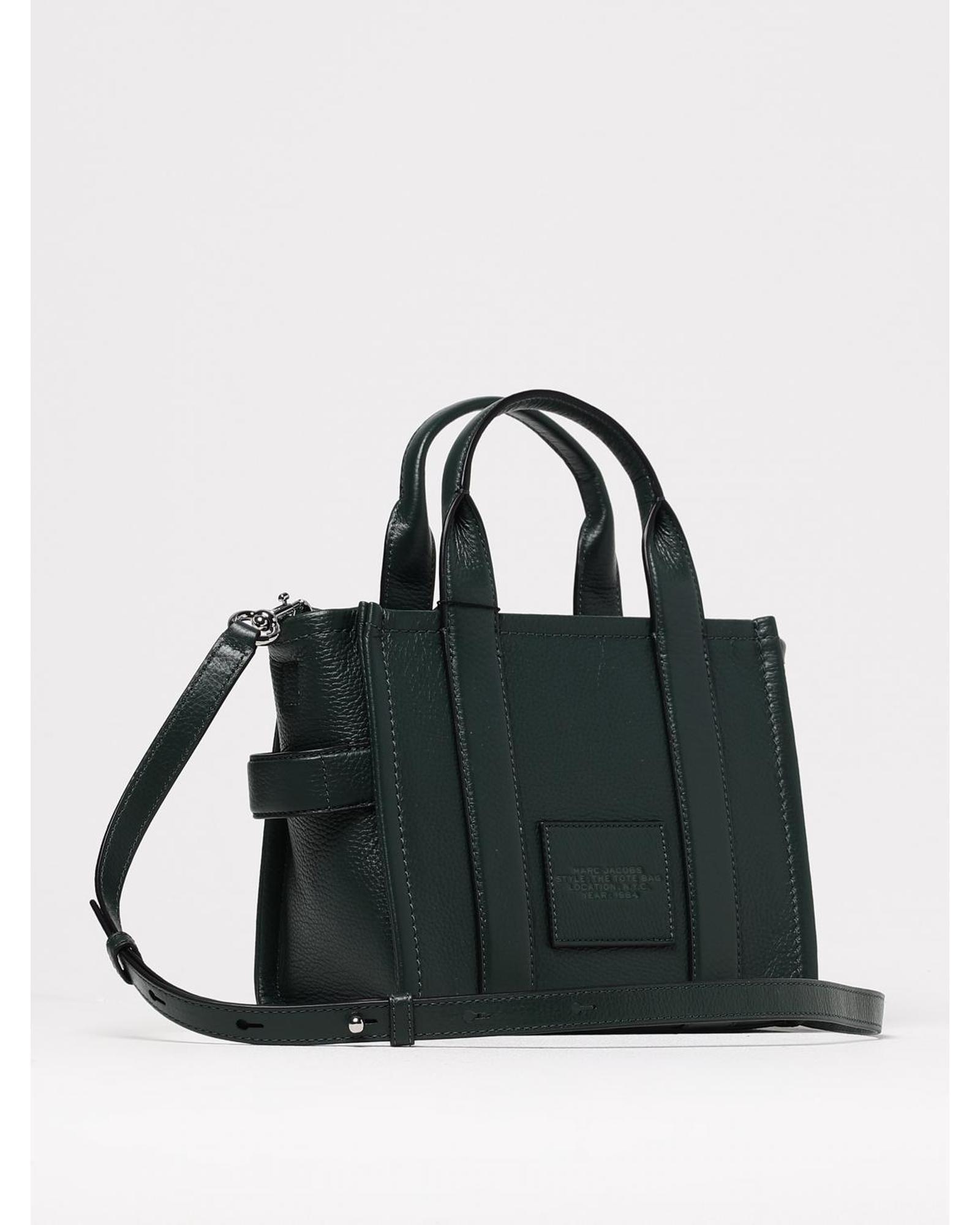 Marc Jacobs The Tote Bag Embossed Logo Wo - Green Handbags image 2