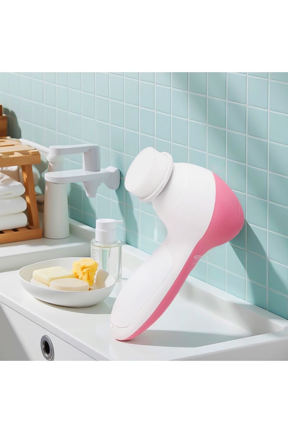 SHEONLY 5 in 1 Electric Facial Cleansing Brush Set image 2