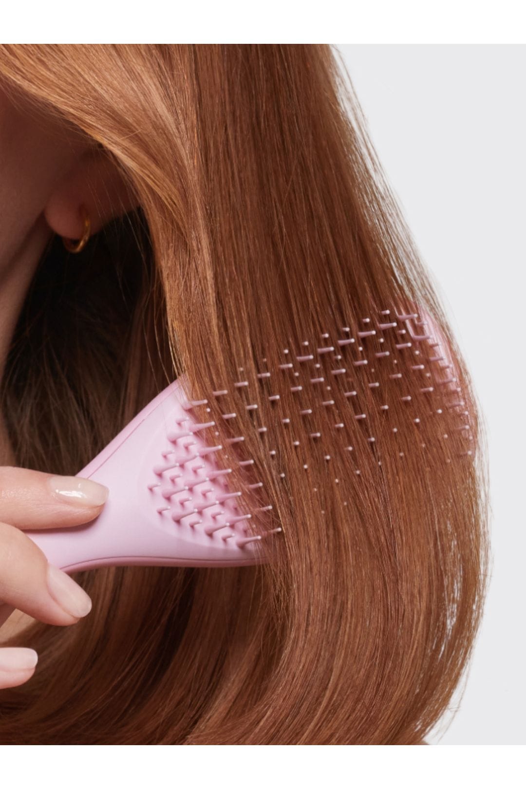 Tangle Teezer The Ultimate Detangler Mini (straight to curly) Millennial Pink image 10