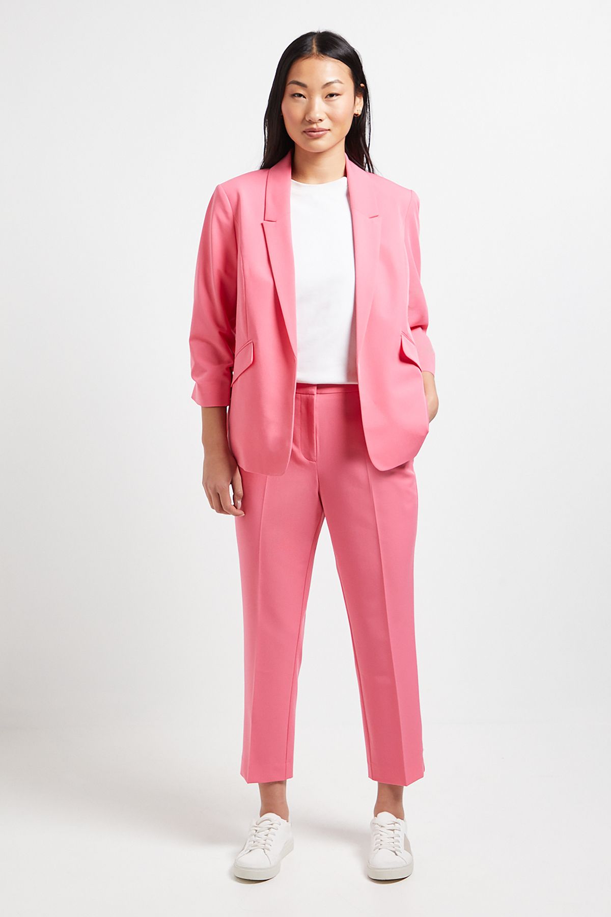 Dorothy Perkins Petite Ankle Grazer Trouser Pink