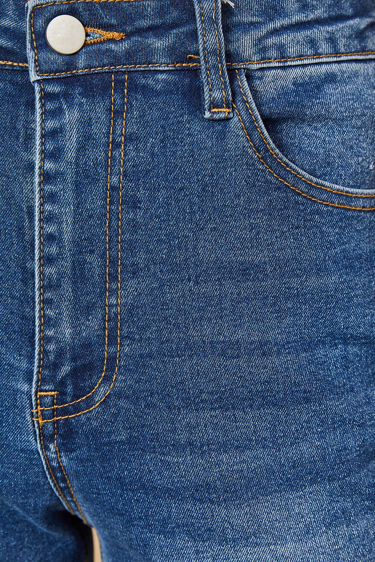 Oasis Denim Slim Leg Cropped Jean Dark Blue image 5