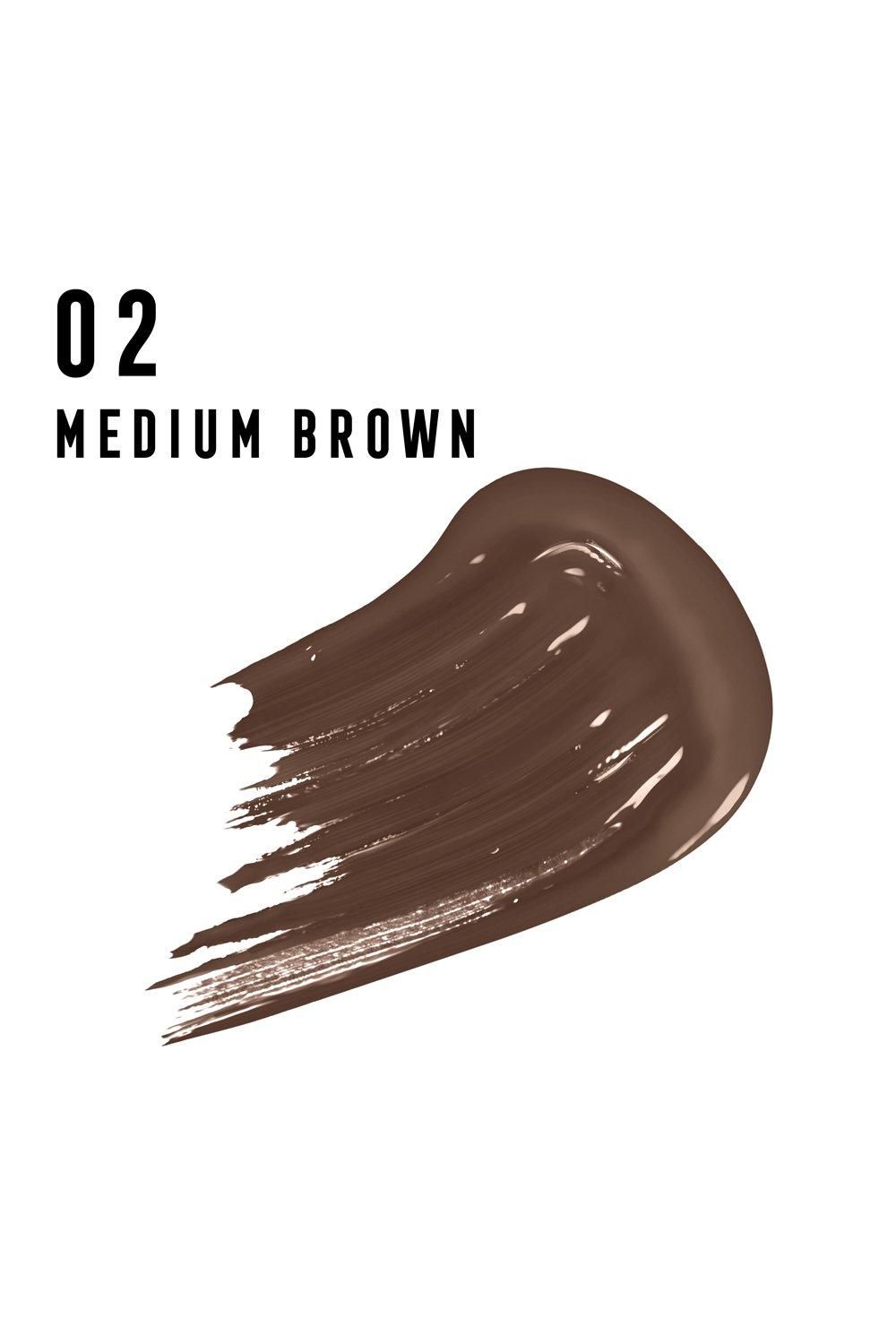 Max Factor Browfinity Longwear Brow Tint Medium Brown image 3