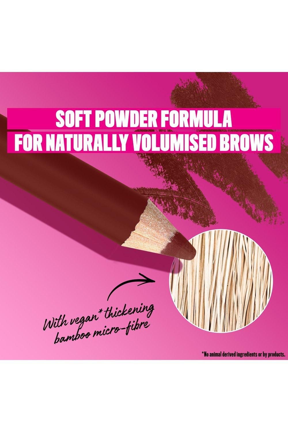 NYX Professional Makeup Powder Louder Brow Pencil 12HR Wear Buildable Micro-Fibres Black Cherry image 4