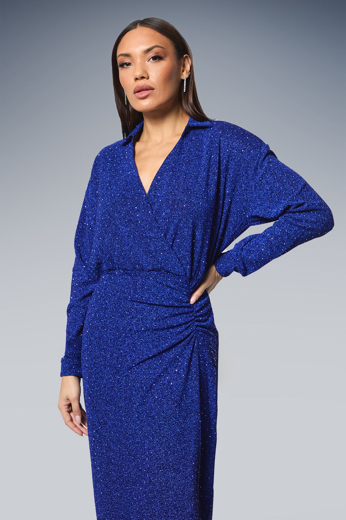 Principles Blue Hot Fix Jersey Shirt Dress Blue image 2