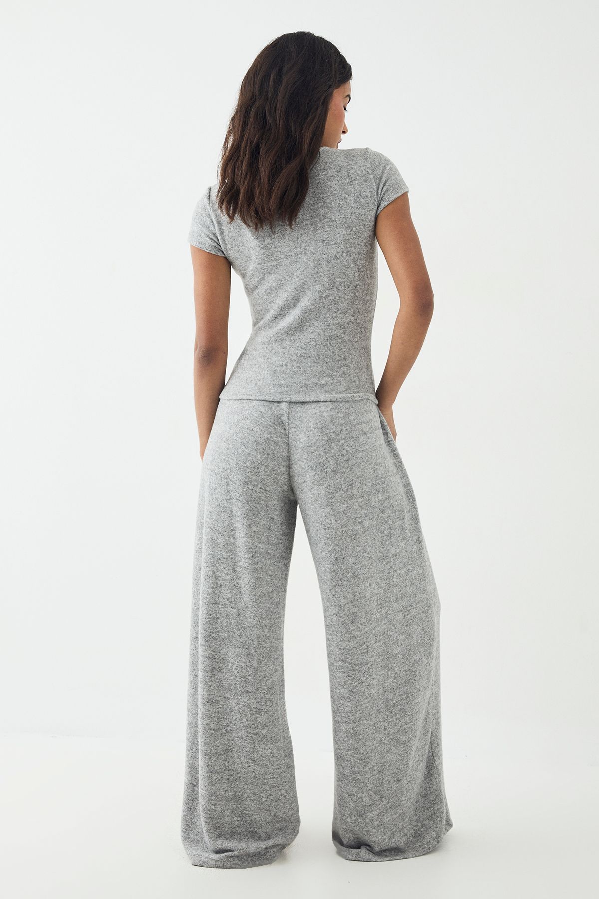 DSGN Studio DSGN Studio Lounge Straight Leg Trouser Ash Grey image 2