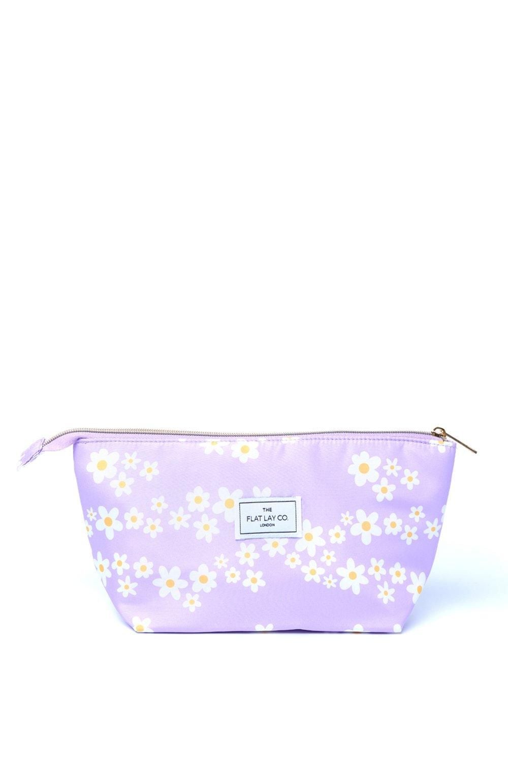 The Flat Lay Co Essential Pouch in Lilac Daisy Multi image 1