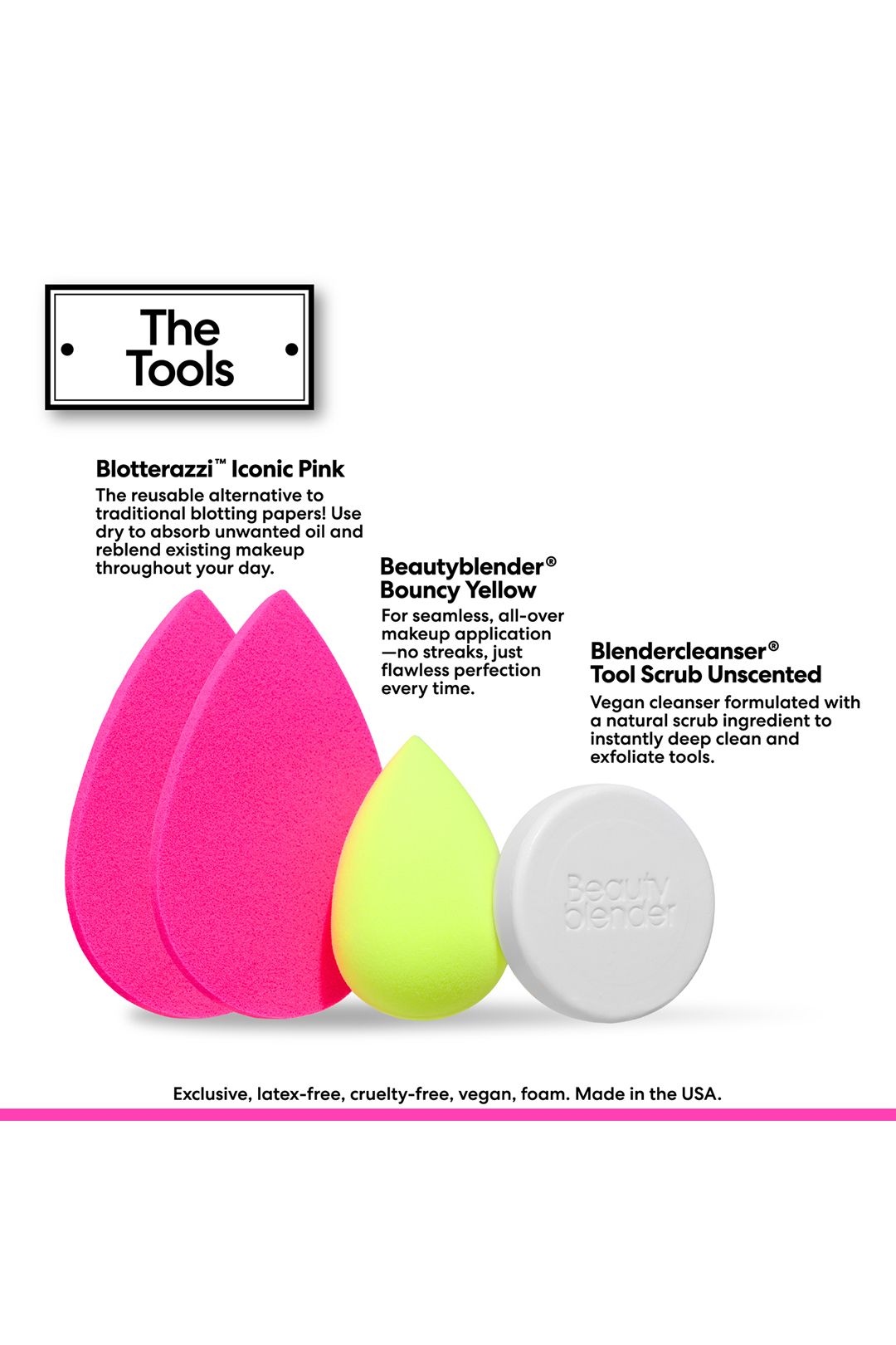 Beautyblender Holiday Cleantemporary Trio Set - Blend, Blot & Cleanse Gift Set Multi image 3