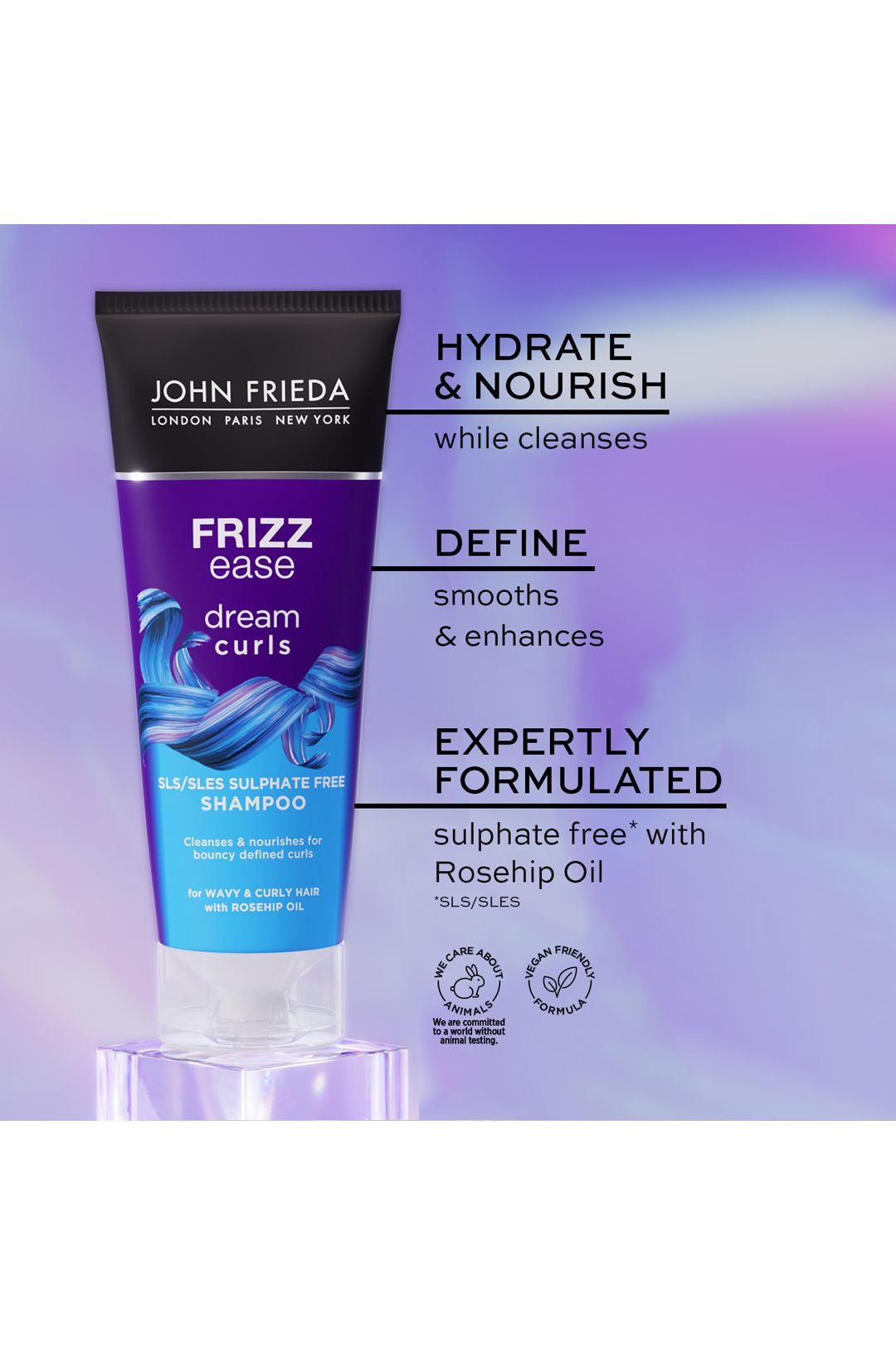 John Frieda Frizz Ease Dream Curls Shampoo 250 ml Multi image 3