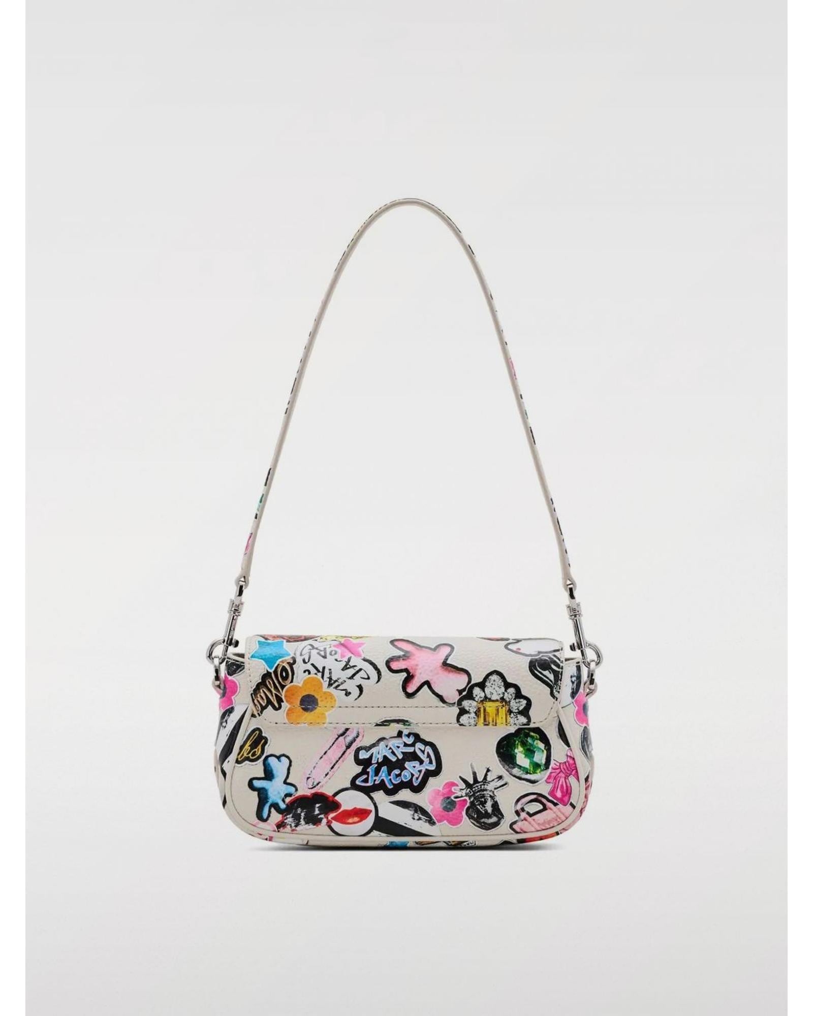 Marc Jacobs Softshot 21 Sticker Crossbody Bag Wo - White Clutch Bags image 3