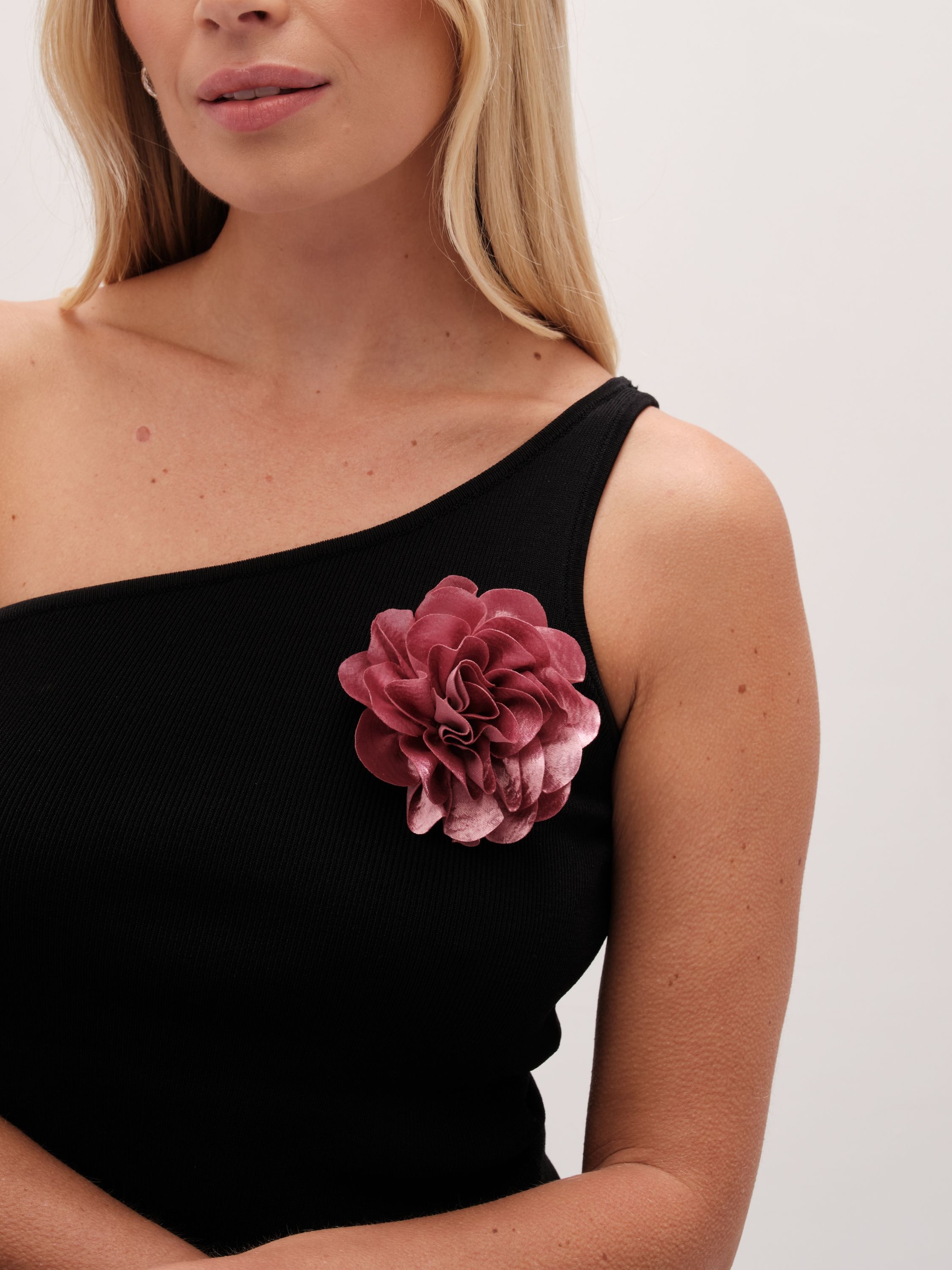 Jon Richard Pink Corsage Brooch image 4