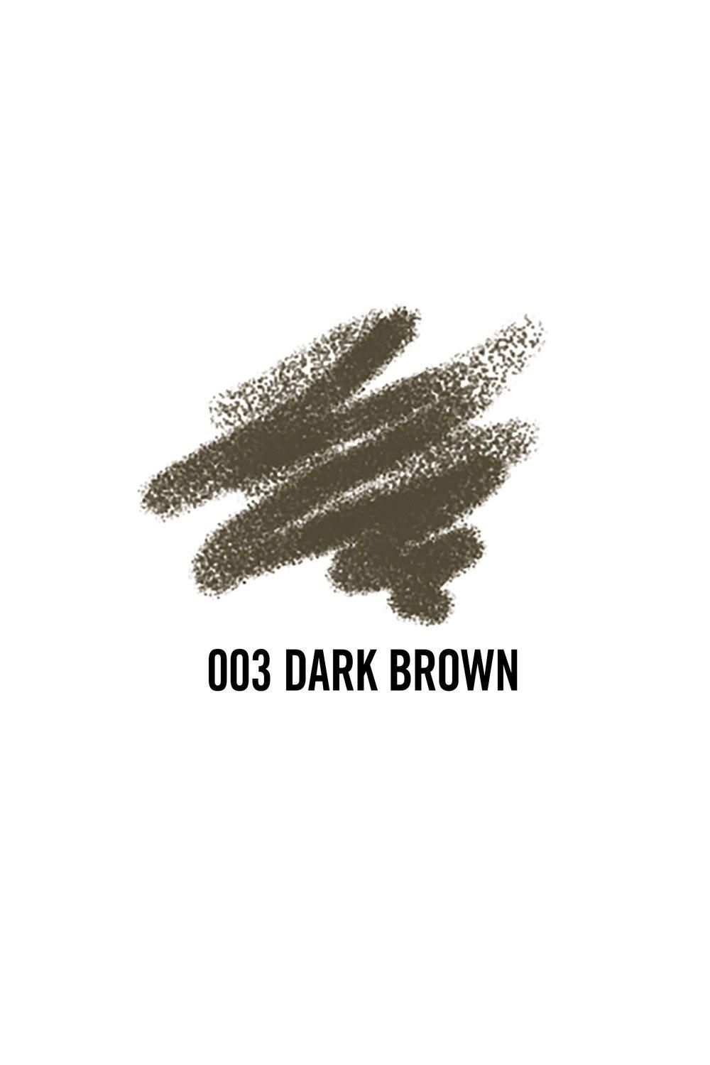 Rimmel London Brow This Way Fill & Sculpt Eyebrow Definer Dark Brown image 2