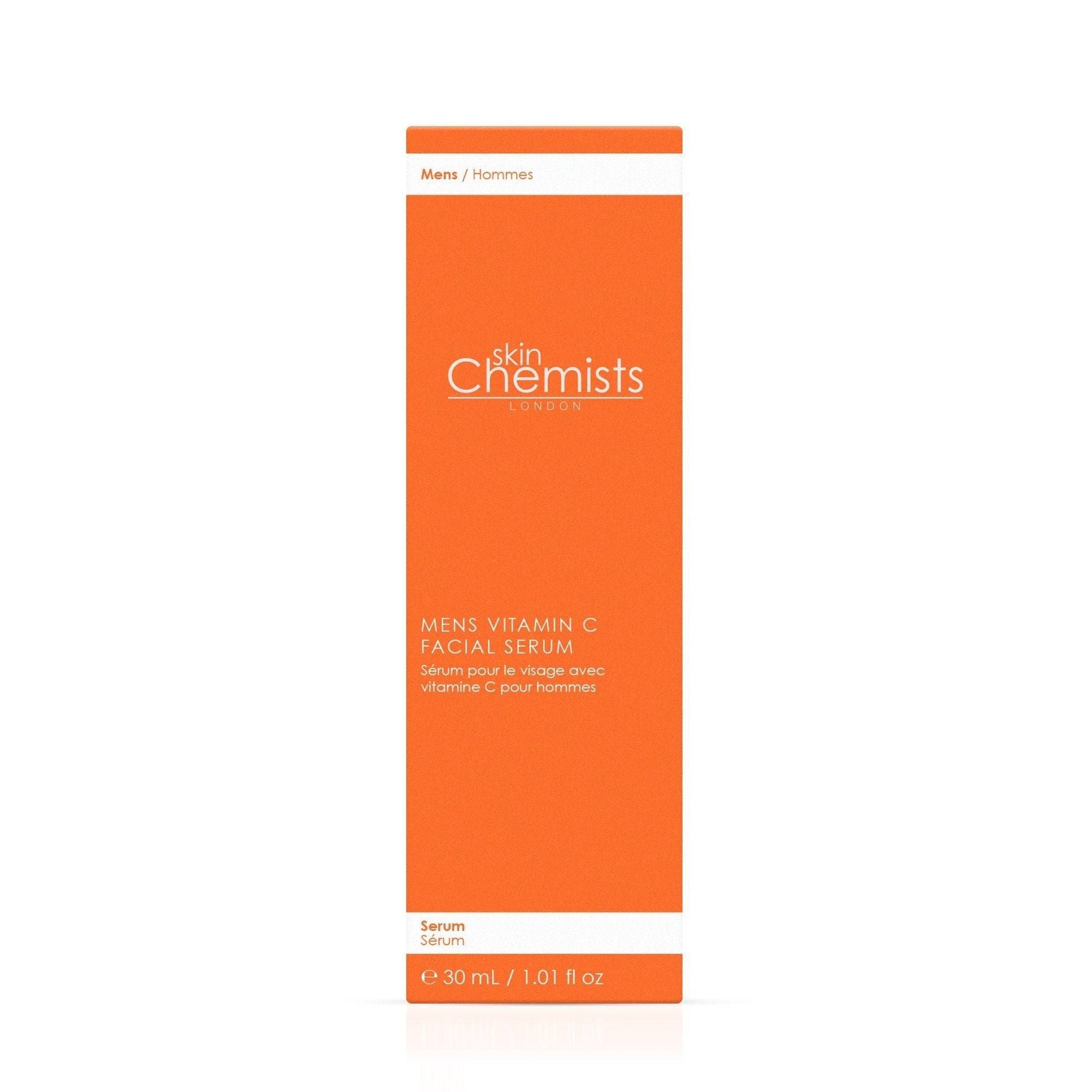 skinChemists professional Men's Vitamin C Facial Serum 30ml x 2 Duo Set image 3